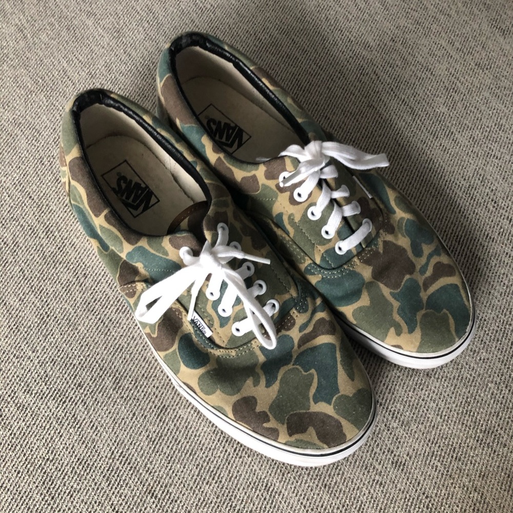 Vans Camo Skate Shoe Sneakers
